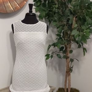 Adriana Pappel white midi dress